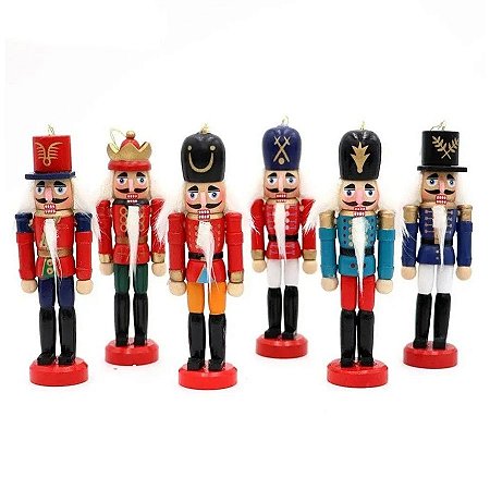 Conjunto Quebra Nozes - 13Cm Cada - 6 unidades - Rizzo