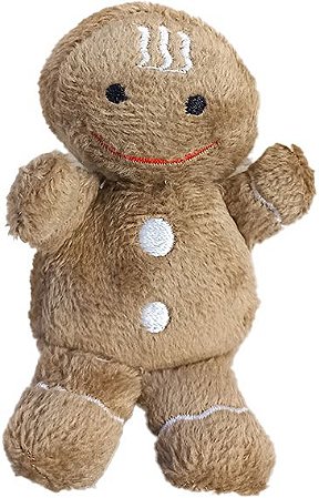 Enfeite de Boneco de Gengibre para Pendurar - Marrom - Cromus Natal - 1 unidade - Rizzo