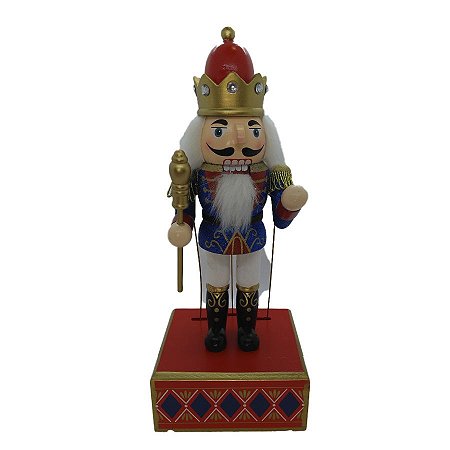 Caixa Musical Com Quebra Nozes - 29,5Cm - Modelo A - 1 unidade - Rizzo