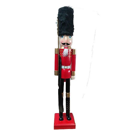 Quebra Nozes Com Rifle - Madeira - 90Cm - Modelo B - 1 unidade - Rizzo