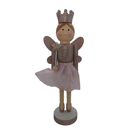Fada De Madeira - 30Cm - Modelo B - 1 unidade - Rizzo
