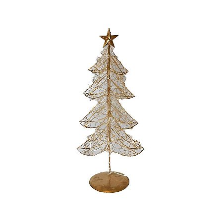 Árvore de Natal Dourada - 40cm - 1 unidade - Rizzo