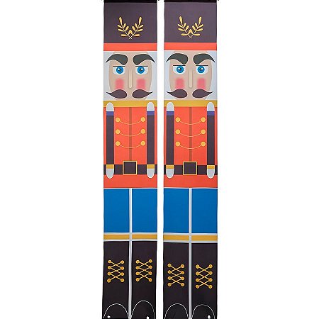 Banner de Natal - Soldado de Chumbo - 180x30cm - 1 unidade - Cromus - Rizzo