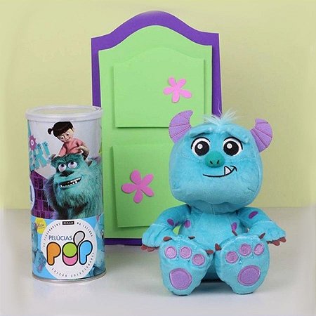 Pelúcia Sulley Monstros SA na Latinha - 1 Unidade - Fun - Rizzo