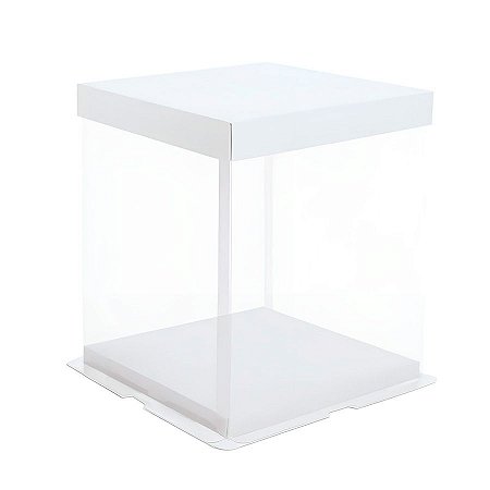 Caixa para Bolo Premium - Branco - 1 unidade - Cromus - Rizzo