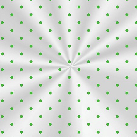 Saco Transparente Decorado - Poa Verde - 100 unidades - Cromus - Rizzo