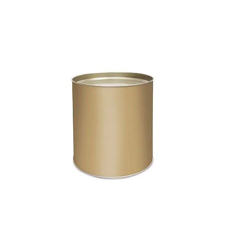 Lata Lisa para Doces Rígida - Glam Gold - 1 unidade - Cromus - Rizzo