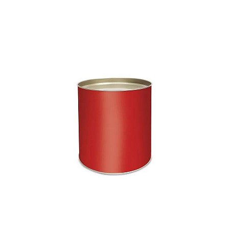 Lata Lisa para Doces Rígida - Charming Red - 1 unidade - Cromus - Rizzo