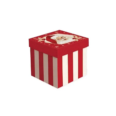 Caixa Cubo Natalino Natal Cromus 01 Unidade Rizzo