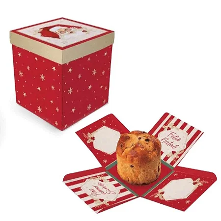 Caixa Explosão para Mini Panetone Natalino Natal Cromus 01 Unidade Rizzo