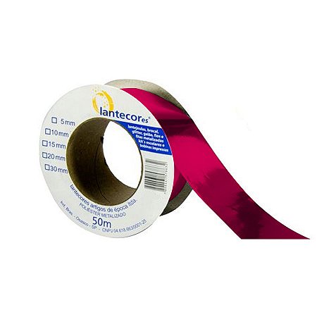 Fita Metalóide 50 metros - Pink - 01 Unidade - Lantecor - Rizzo