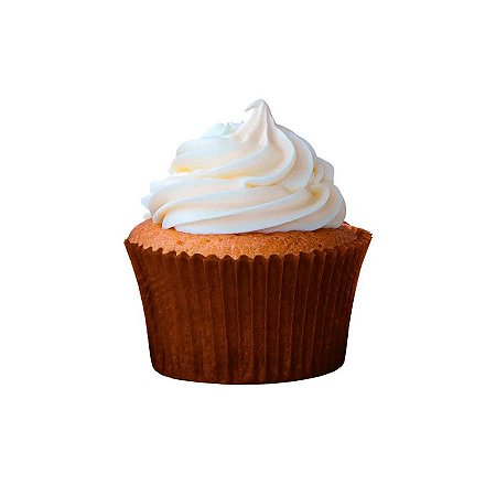 Forminha Forneável para Cupcake - Marrom - 45 unidades - Mago - Rizzo