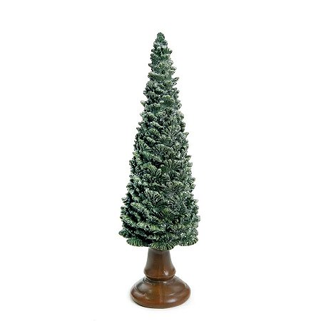 Pinheiro Decorativo - Verde e Marrom - 24cm - 1 unidade - Cromus - Rizzo