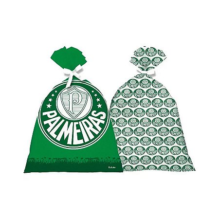 Sacola Plástica - Palmeiras - 25x14,5cm - 8 unidades - Festcolor - Rizzo
