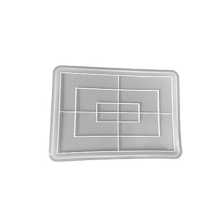 Molde de Silicone - Bandeja Retangular - 30x22cm - 1 unidade - Rizzo