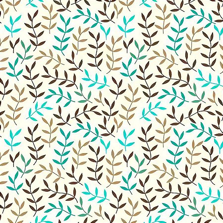 Saco para Presente Decorado - Folhas Finas - Regina - Rizzo
