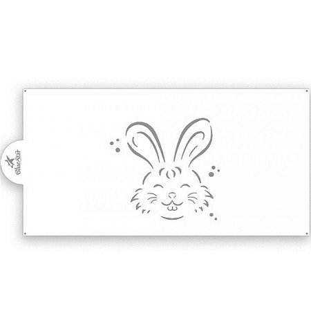 Stencil Rostinho de Coelho - 1 unidade - BlueStar - Rizzo