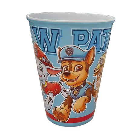Copo de Plástico Patrulha Canina - Azul - 280 ml - 1 unidade - Plasútil - Rizzo