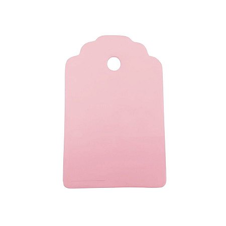 Tag Decorativa Rosa Claro - 4,5x7cm - 10 unidades - Rizzo