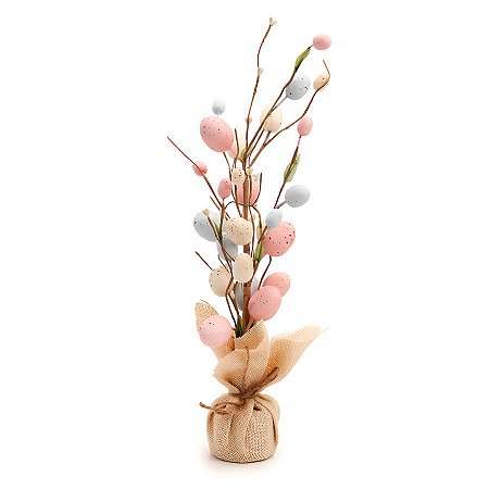 Mini Árvore de Ovos Decorativa de Páscoa - 50cm - 1 unidade - Rizzo