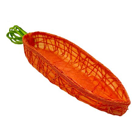 Cenoura de Páscoa Porta Objetos - 21cm - 1 unidade - Rizzo