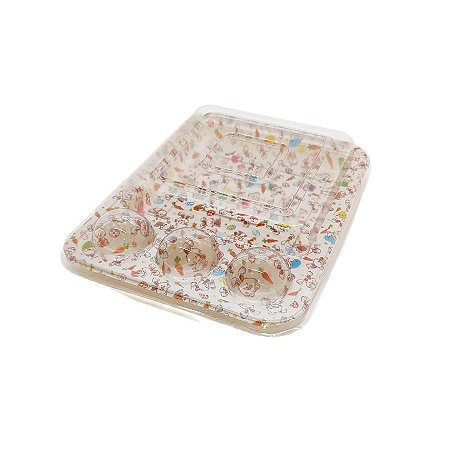Blister 3 Brigadeiros e 1 Fatia de Bolo - Coelhinhos - 5 unidades - Rizzo