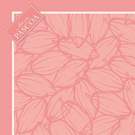Saco Express 35x35cm para Ovos de 250g a 350g - Styllo Chocolux Rosa - 5 unidades - Cromus - Rizzo