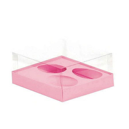 Caixa Ovo de Colher Trio 150g - Rosa - 5 unidades - ASSK - Rizzo