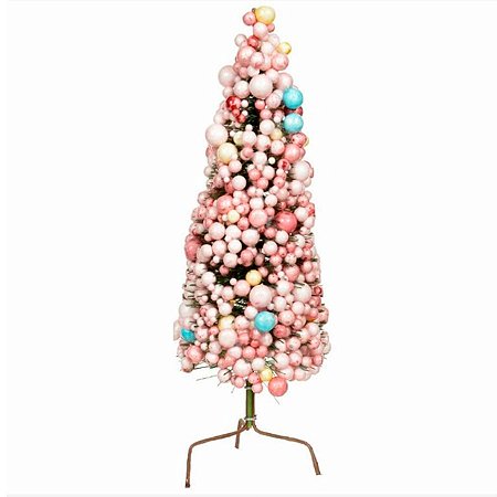 Árvore Berry com Ovos 29cm - Rosa - 1 unidade - Cromus - Rizzo