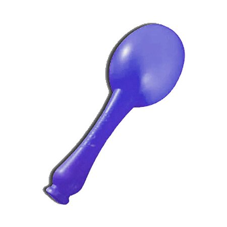 Maracá Plastico Azul - 1 unidade - Rizzo