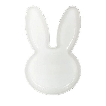 Bandeja Decorativa - Coelho Branco - 1 unidade - Rizzo