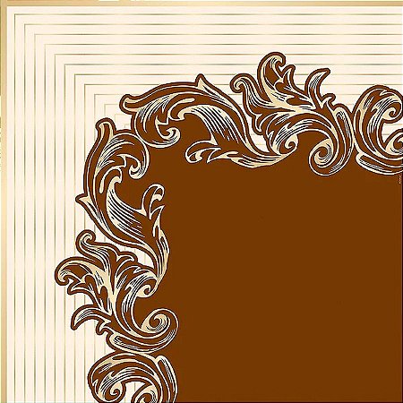 Saco Express 44x44cm para Ovos de 500g a 750g - Astral Marrom e Ouro - 25 unidades - Cromus - Rizzo