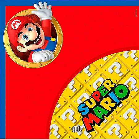 Saco Express 39x39cm Super Mario para Ovos de 350g a 500g - 25 unidades - Cromus - Rizzo