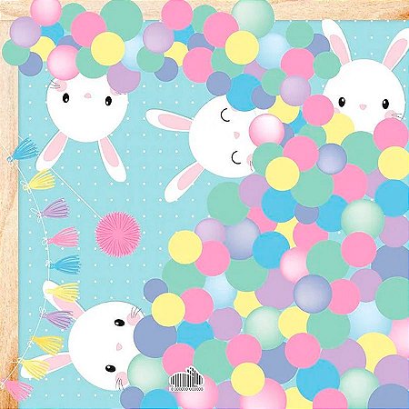 Saco Express 35x35cm para Ovos de 250g a 350g - Páscoa Soft - 25 unidades - Cromus - Rizzo