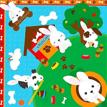 Saco Express 35x35cm para Ovos de 250g a 350g - Coelho Pet - 25 unidades - Cromus - Rizzo