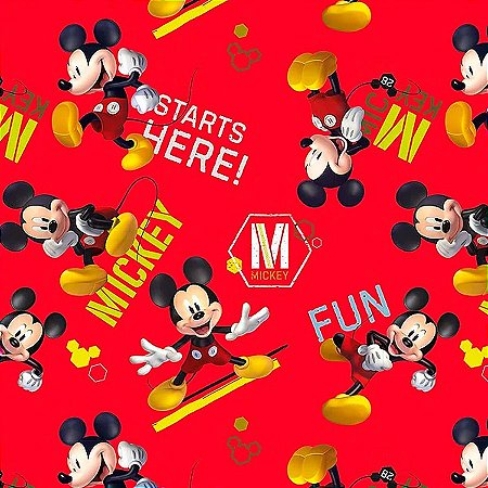 Folha para Ovos de Páscoa - Mickey Fun - 69x89cm - 25 unidades - Cromus - Rizzo