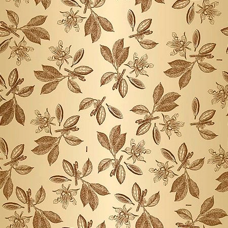 Folha para Ovos de Páscoa Metalizado Sabor Ouro Marrom 69x89cm - 25 unidades - Cromus - Rizzo