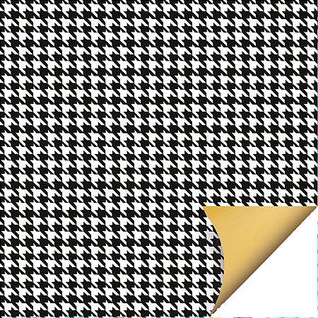 Folha para Ovos de Páscoa Double Face Tweed Preto 69x89cm - 25 unidades - Cromus - Rizzo