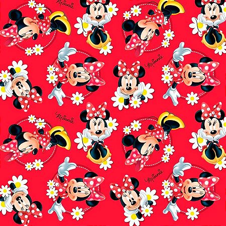 Folha para Ovos de Páscoa Minnie Spring 69x89cm - 25 unidades - Cromus - Rizzo