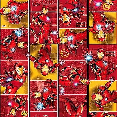 Folha para Ovos de Páscoa Homem de Ferro 69x89cm - 25 unidades - Cromus - Rizzo