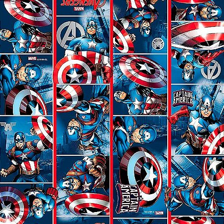 Folha para Ovos de Páscoa Capitão América 69x89cm - 25 unidades - Cromus - Rizzo