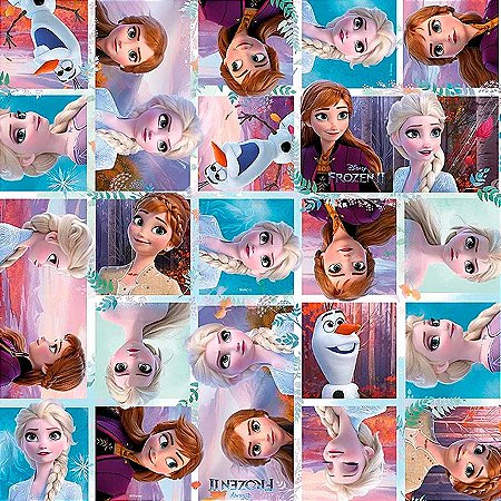 Folha para Ovos de Páscoa Frozen Reino de Gelo 69x89cm - 25 unidades - Cromus - Rizzo