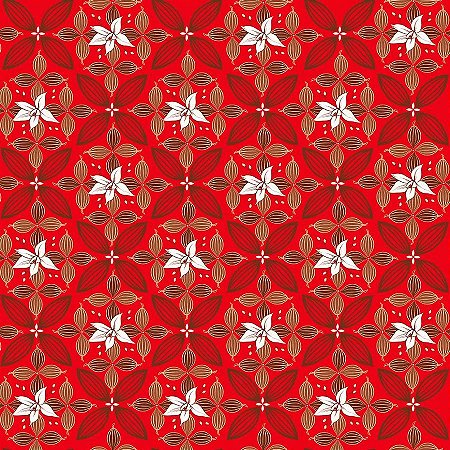 Folha para Ovos de Páscoa Flor de Cacau Vermelho 69x89cm - 25 unidades - Cromus - Rizzo