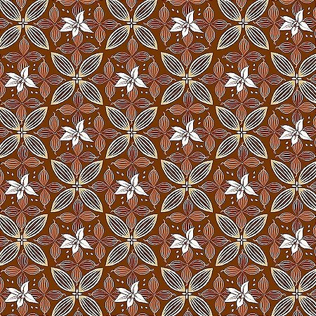 Folha para Ovos de Páscoa Flor de Cacau Marrom 69x89cm - 25 unidades - Cromus - Rizzo