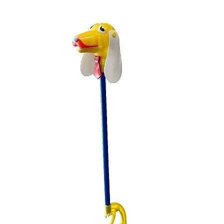 Brinquedo Boca Maluca Cachorrinho - Amarelo Branco - 1 unidade - Rizzo