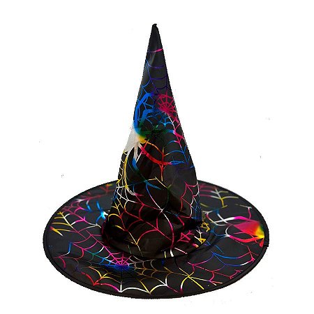 Chapeu de Bruxa - Aranha Colorida - 1 unidade - Rizzo