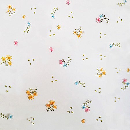 Papel Celofane Decorado Florido 1m x 85cm - 5 unidades - Cromus - Rizzo