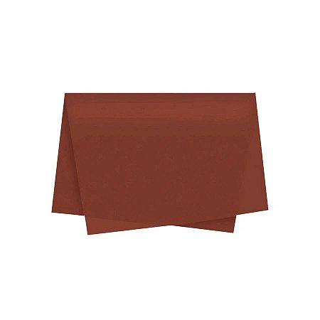 Papel de Seda - 50x70cm - Chocolate - 10 unidades - Rizzo