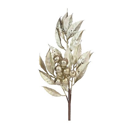 Galho Decorativo - Dourado - 40cm - 1 unidade - Cromus - Rizzo