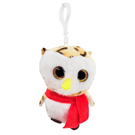 Coruja Chaveiro de Pelúcia - 10cm - 1 unidade - Rizzo